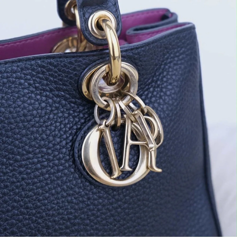 Dior Diorissimo Black Mini Bag with crossbody strap - Picture 5 of 16